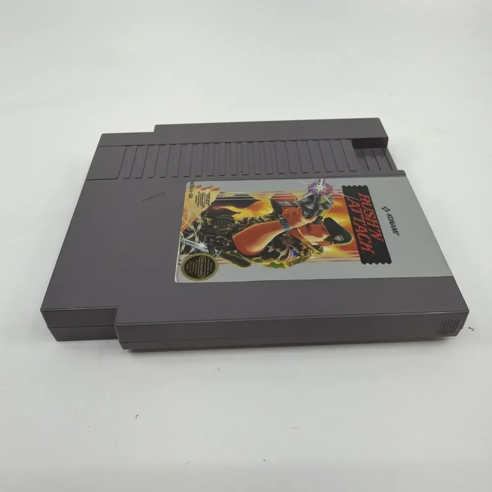 Rush'n Attack Nintendo NES 5-Screw Cartridge Only Authentic Tested Konami 1987